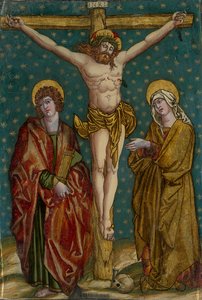 Jesu korsfestelse med Maria og Johannes